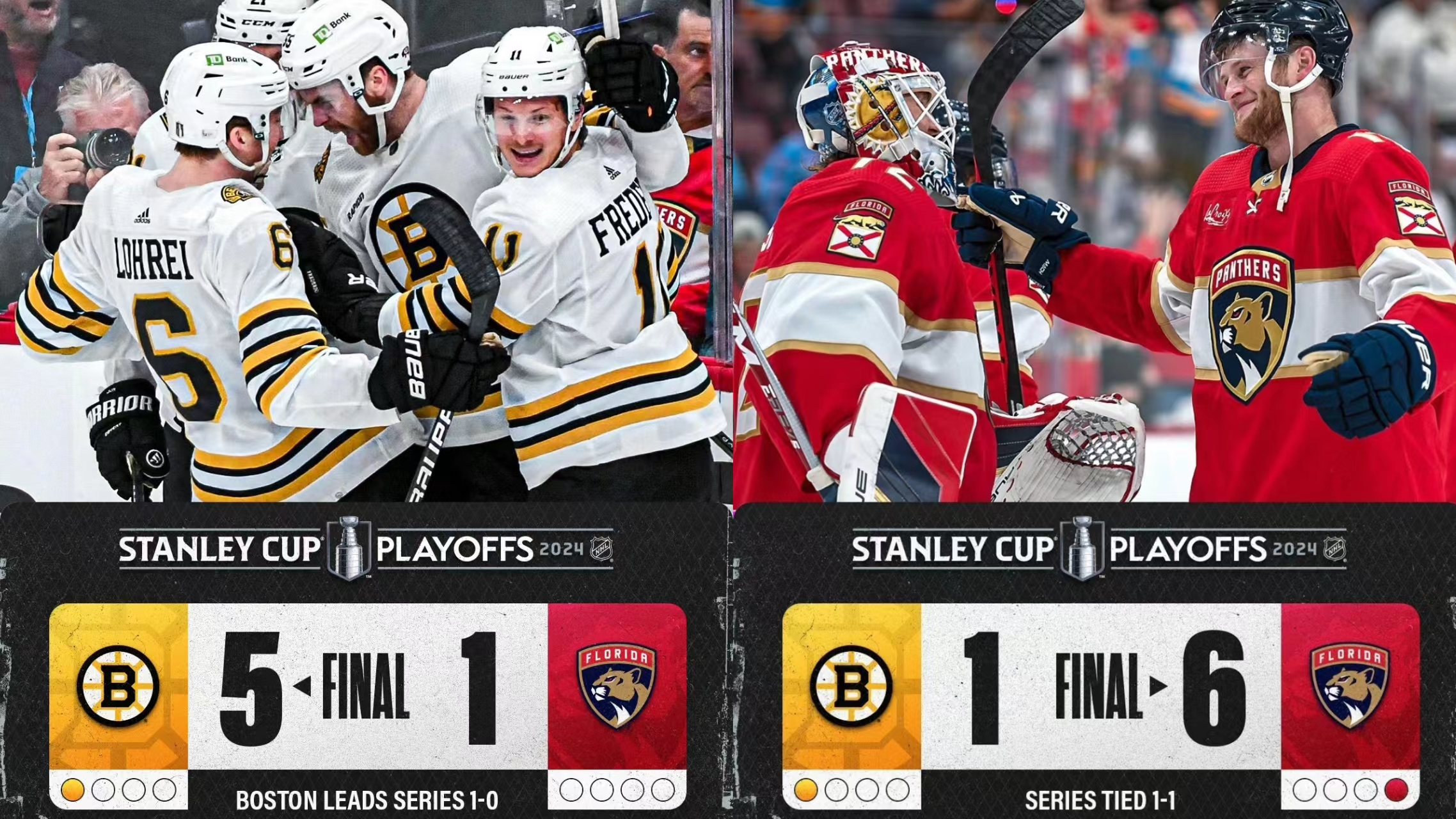 Ein leidenschaftlicher Showdown, ein NHL-Hockey-Fest zwischen den Bruins und den Jaguars
